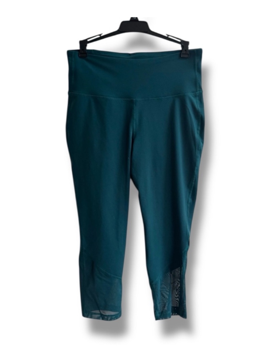 Old Navy Teal Crop Active Leggings Large Used with Care